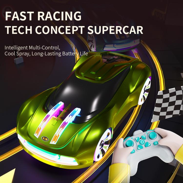 JJR/C Q206 B Future Technology New Energy Concept Remote Control Car, Style:Single Control(Green) - RC Cars by JJR/C | Online Shopping UK | buy2fix