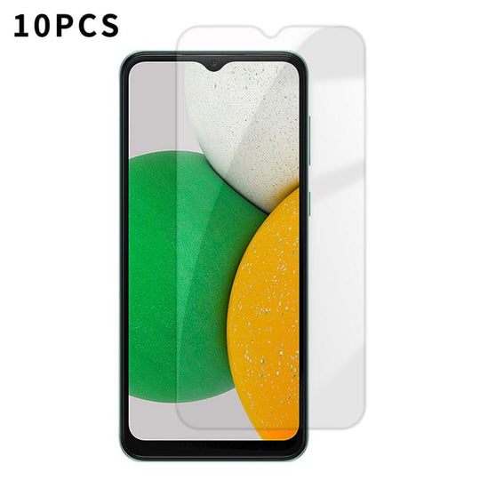 For Galaxy A04 Core Kalebol 10pcs High-Aluminum Semi-Screen Anti-Fingerprint HD Tempered Glass Film