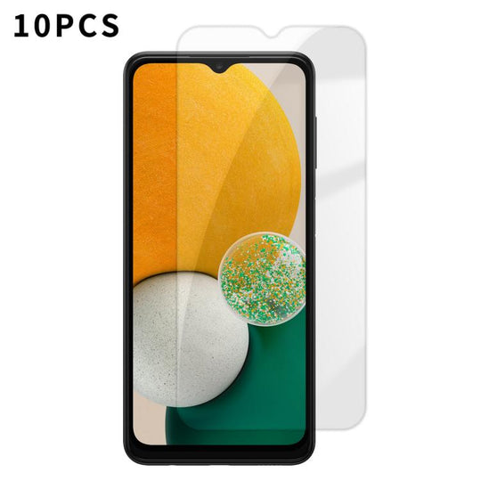 For Galaxy A13 5G Kalebol 10pcs High-Aluminum Semi-Screen Anti-Fingerprint HD Tempered Glass Film