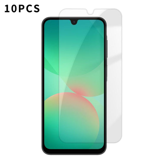 For Galaxy A26 5G Kalebol 10pcs High-Aluminum Semi-Screen Anti-Fingerprint HD Tempered Glass Film