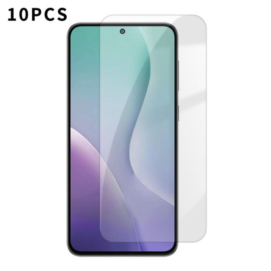 For Galaxy M56 5G Kalebol 10pcs High-Aluminum Semi-Screen Anti-Fingerprint HD Tempered Glass Film