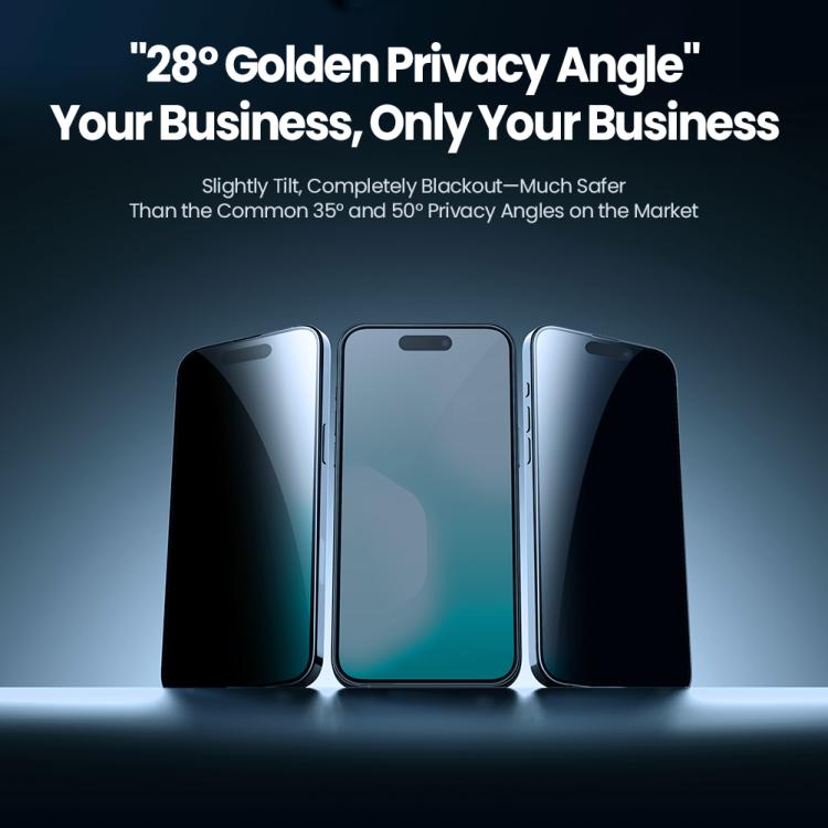 For iPhone 17 Pro Max NILLKIN Guardian Full Coverage Privacy Tempered Glass Film with Dust-free Cabin - iPhone 17 Pro Max Tempered Glass by NILLKIN | Online Shopping UK | buy2fix