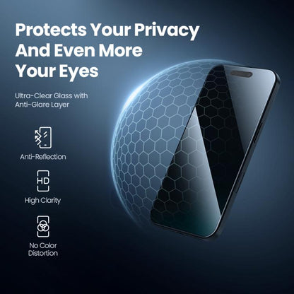 For iPhone 17 Pro Max NILLKIN Guardian Full Coverage Privacy Tempered Glass Film with Dust-free Cabin - iPhone 17 Pro Max Tempered Glass by NILLKIN | Online Shopping UK | buy2fix