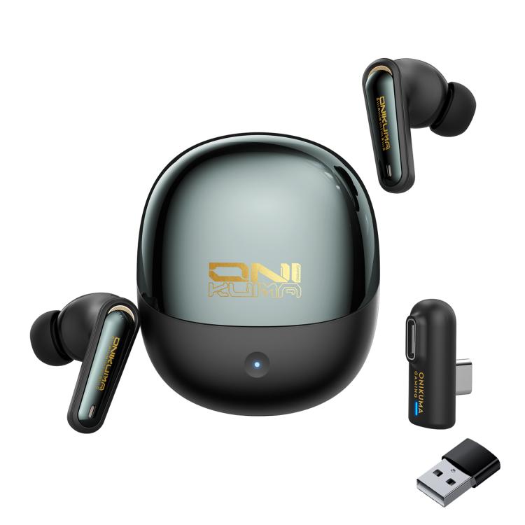 ONIKUMA TX610 Dual Mode 2.4G Receiver and Wireless Bluetooth Earphone(Black) - Bluetooth Earphone by ONIKUMA | Online Shopping UK | buy2fix