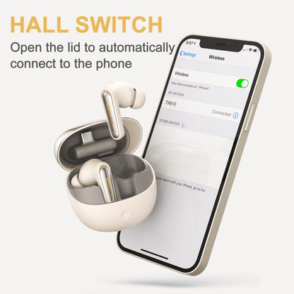 ONIKUMA TX610 Dual Mode 2.4G Receiver and Wireless Bluetooth Earphone(Beige) - Bluetooth Earphone by ONIKUMA | Online Shopping UK | buy2fix