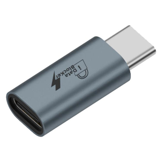 USB Charging Data Protection Blocker, Port:Type-C Male to Type-C Female(Blue Gray) - OTG Adapter by buy2fix | Online Shopping UK | buy2fix