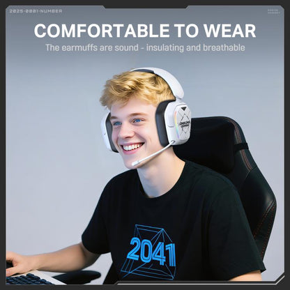 ONIKUMA GT883 Quad-Mode Wireless Bluetooth Earphone(Black White) - Headset & Headphone by ONIKUMA | Online Shopping UK | buy2fix