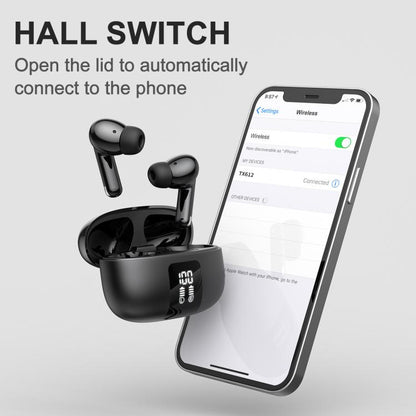 ONIKUMA TX612 Dual-Mode ENC Dual-Microphone Noise Reduction Wireless Bluetooth Earphone(Black) - Bluetooth Earphone by ONIKUMA | Online Shopping UK | buy2fix