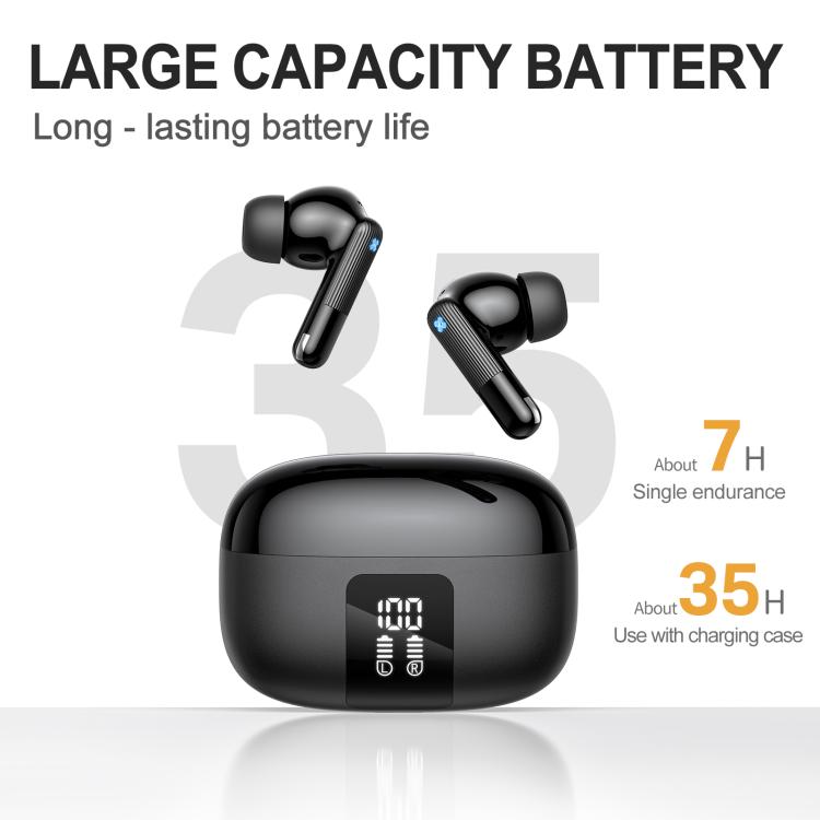 ONIKUMA TX612 Dual-Mode ENC Dual-Microphone Noise Reduction Wireless Bluetooth Earphone(Black) - Bluetooth Earphone by ONIKUMA | Online Shopping UK | buy2fix