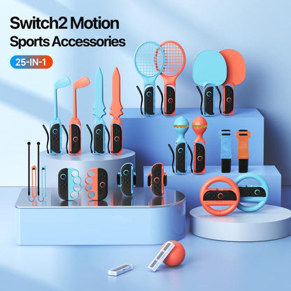 For Nintendo Switch 2 DUX DUCIS 25 in 1 Gaming Motion Sensor Accessory Sports Controller Set - Gamepads by DUX DUCIS | Online Shopping UK | buy2fix