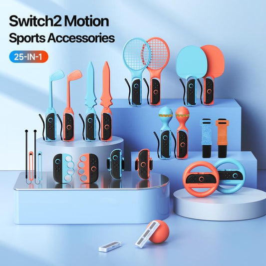 For Nintendo Switch 2 DUX DUCIS 25 in 1 Gaming Motion Sensor Accessory Sports Controller Set - Gamepads by DUX DUCIS | Online Shopping UK | buy2fix