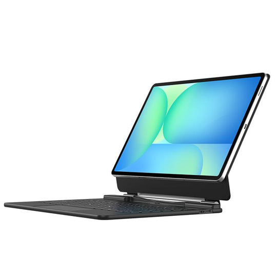 For Samsung Galaxy Tab S10 FE+  DUX DUCIS MK Series Floating Magnetic Keyboard Tablet Leather Case(Black)