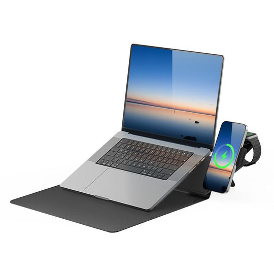 DUX DUCIS AirQ Series Multifunctional Wireless Charging Laptop Sleeve For 13.6-14.2 inch(Black)