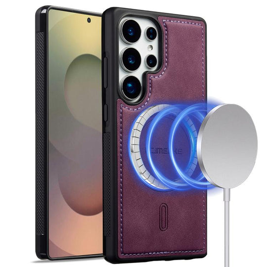 For Samsung Galaxy S25 Ultra 5G LC.IMEEKE L6 Series MagSafe Magnetic Phone Case(Purple)