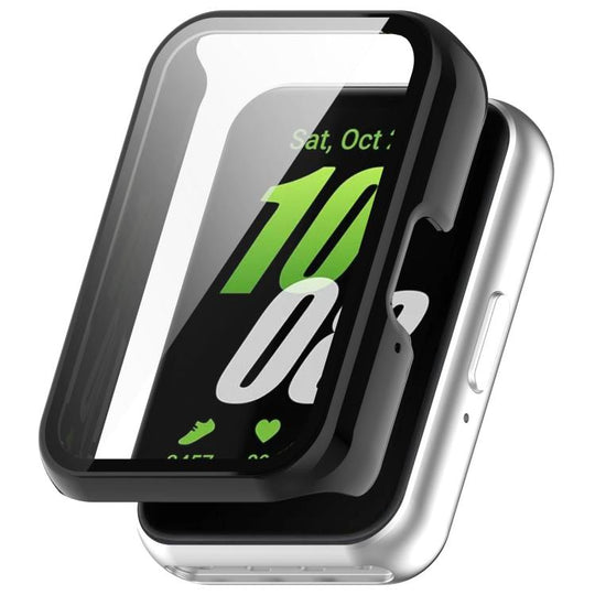 For Samsung Galaxy Fit3 xDfind Tempered Film Integrated PC Watch Protective Cover(Black)