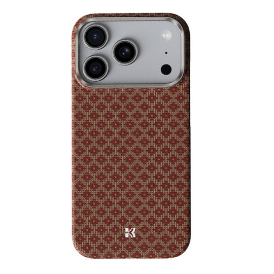 For iPhone 18 Pro / 17 Pro Benks Color Shield C1 Classic Kevlar Woven Diamond MagSafe Phone Case(Orange)