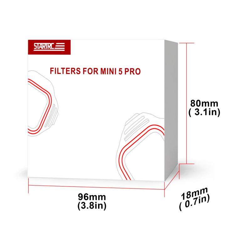 For DJI Mini 5 Pro STARTRC Camera Lens Filter, Filter:3 in 1 CPL ND16/64 - Lens Filter by STARTRC | Online Shopping UK | buy2fix