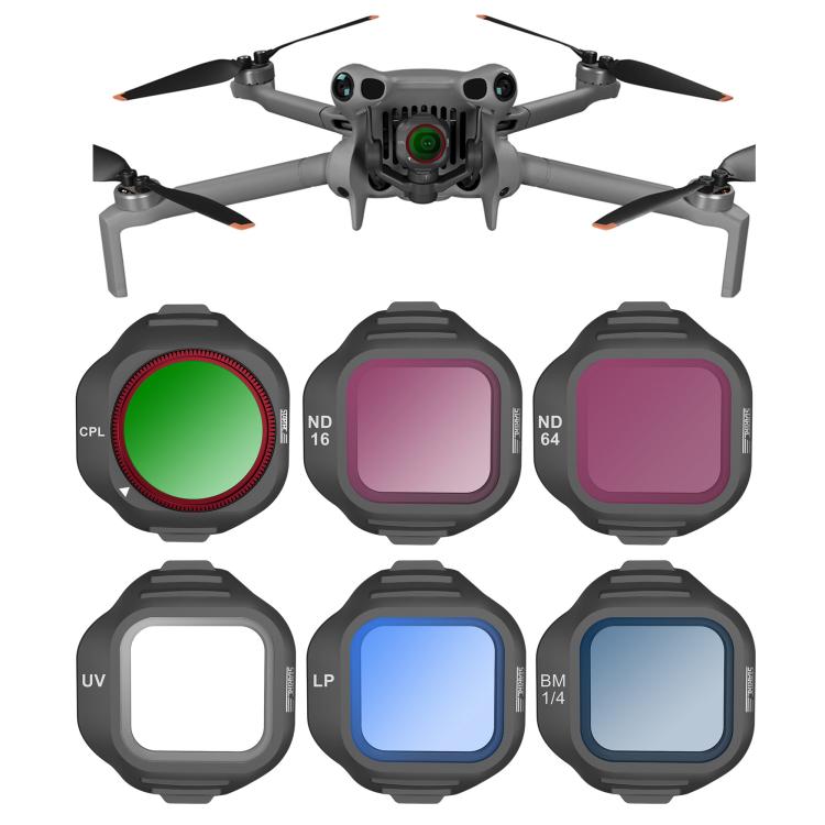 For DJI Mini 5 Pro STARTRC Camera Lens Filter, Filter:6 in 1 Mixed Filter - Lens Filter by STARTRC | Online Shopping UK | buy2fix