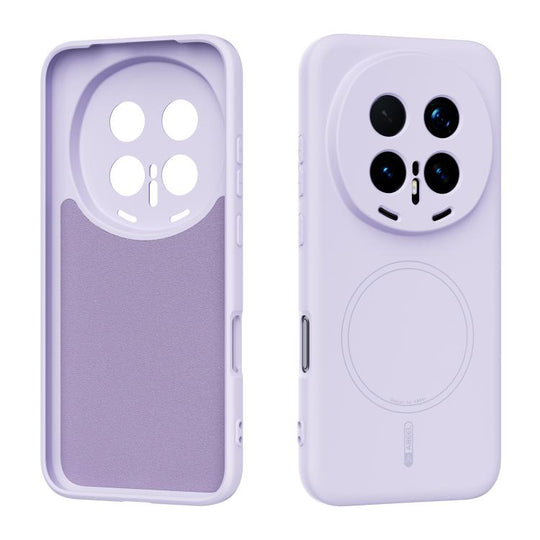For Honor Magic8 Pro ABEEL Skin-friendly Feel Magsafe Liquid Silicone Phone Case(Lilac Purple)