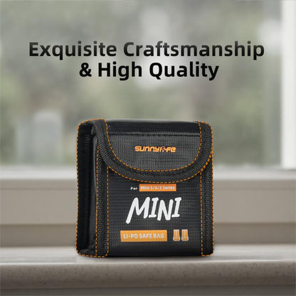 For DJI Mini 5 / 4 / 3 Series Sunnylife Battery Explosion-proof Safe Bag Protective Li-Po Safe Bag(For 1pc Battery) - Carry Cases & Bags by Sunnylife | Online Shopping UK | buy2fix