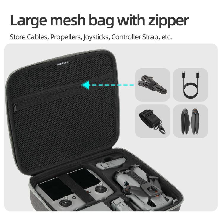 Sunnylife Carrying Hard Travel Storage Bag For DJI RC 2/1 / RC-N3/2/1 Controller Bag - Carry Cases & Bags by Sunnylife | Online Shopping UK | buy2fix