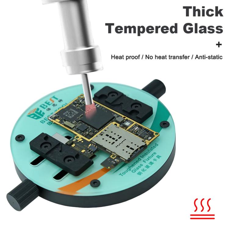 BEST BST-001X Ring-Shaped Toughened Heat Insulated Motherboard Repair Glass Fixture - Repair Fixture by BEST | Online Shopping UK | buy2fix