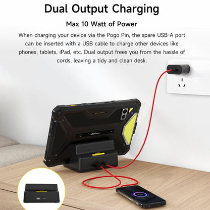 Ulefone 10W Desk Charging Dock For Armor Pad 4 Series(Black) - Dock Charger by Ulefone | Online Shopping UK | buy2fix