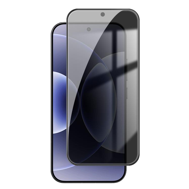 For Xiaomi 17 Kalebol High-Aluminum Screen-Printed Full-Coverage Black-Border Privacy Tempered Glass Film - 17 Tempered Glass by Kalebol | Online Shopping UK | buy2fix