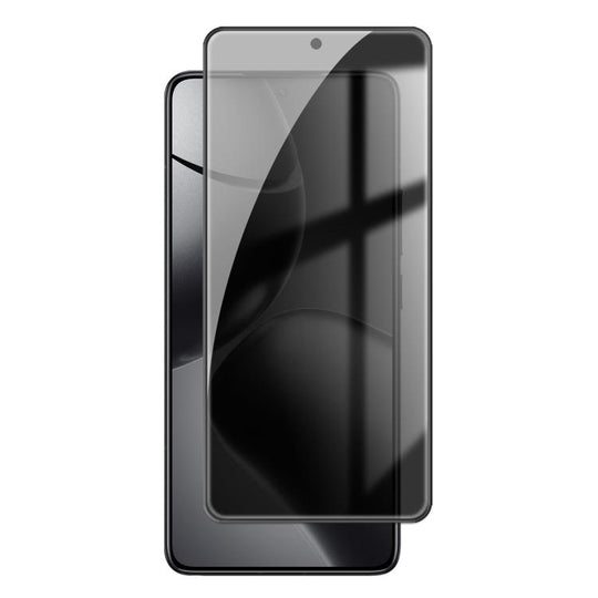 For Xiaomi 14T Kalebol High-Aluminum Screen-Printed Full-Coverage Black-Border Privacy Tempered Glass Film