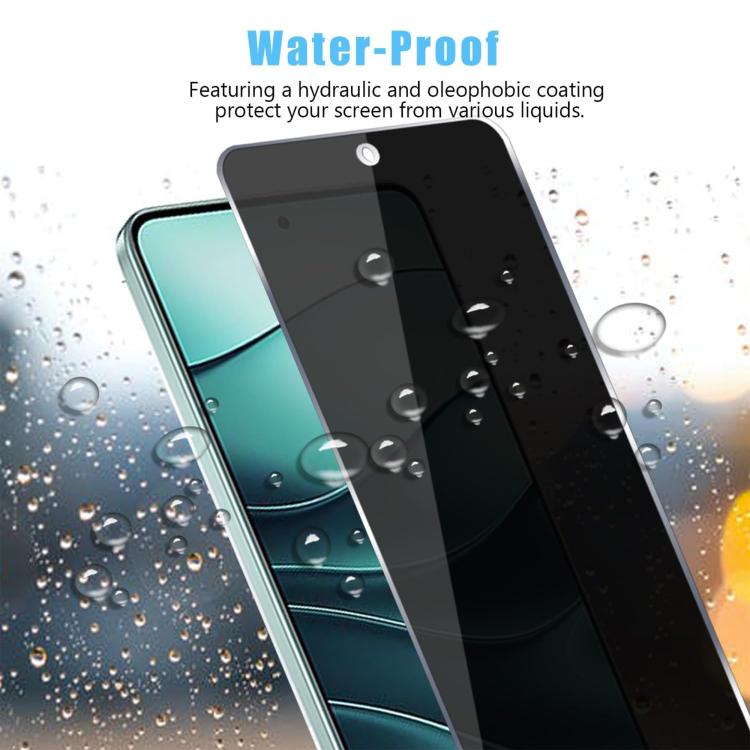 For Xiaomi 17 Pro Kalebol High-Aluminum Screen-Printed Full-Coverage Black-Border Privacy Tempered Glass Film - 17 Pro Tempered Glass by Kalebol | Online Shopping UK | buy2fix