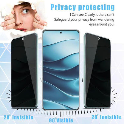 For Xiaomi 17 Pro Max Kalebol 10pcs High-Aluminum Screen-Printed Full-Coverage Black-Border Privacy Tempered Glass Film - 17 Pro Max Tempered Glass by Kalebol | Online Shopping UK | buy2fix