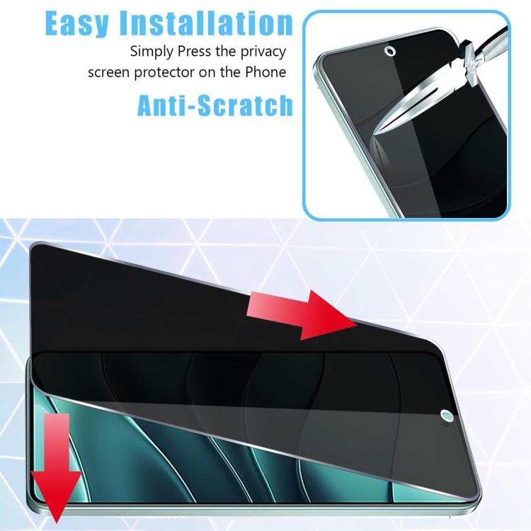 For Xiaomi 17 Pro Max Kalebol 10pcs High-Aluminum Screen-Printed Full-Coverage Black-Border Privacy Tempered Glass Film - 17 Pro Max Tempered Glass by Kalebol | Online Shopping UK | buy2fix