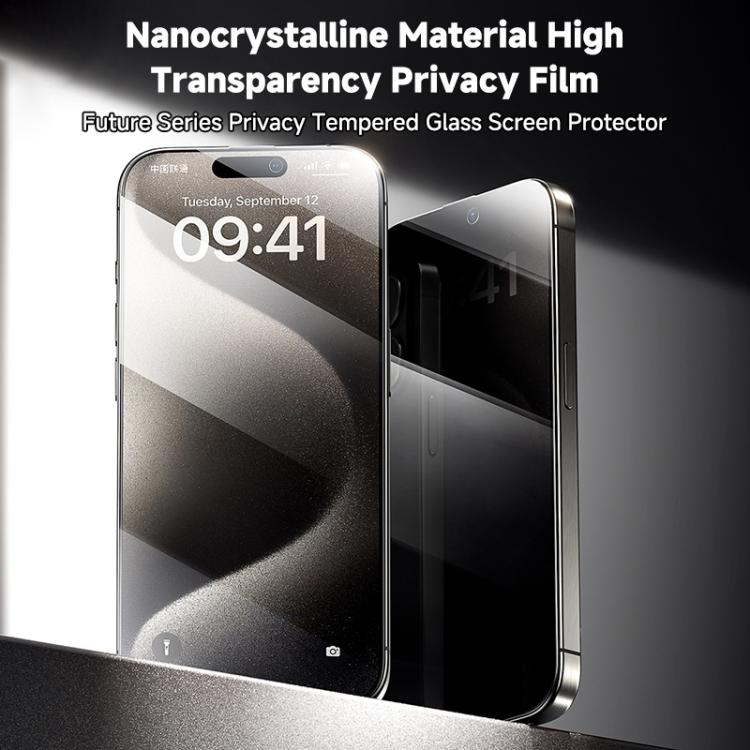 For iPhone 16 REMAX Future Ultra-Soft Series WL-03 Privacy Tempered Glass Film - iPhone 16 Tempered Glass by REMAX | Online Shopping UK | buy2fix