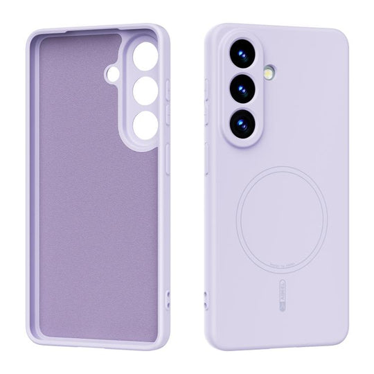 For Samsung Galaxy S26+ 5G ABEEL Skin-friendly Feel Magsafe Liquid Silicone Phone Case(Lilac Purple)