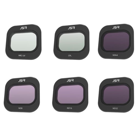 For DJI Mini 5 Pro JSR KB Series Drone Camera Lens Filter, Filter:6 in 1 ND8-64 UV CPL