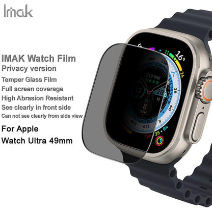 For Apple Watch Ultra 1/2/3 49mm imak HD Full Screen Privacy Tempered Glass Protective Film - Screen Protector by imak | Online Shopping UK | buy2fix