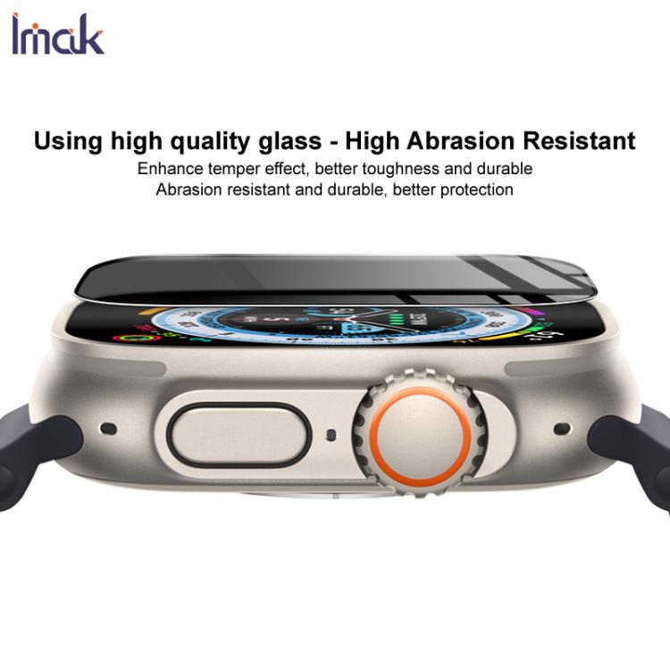 For Apple Watch Ultra 1/2/3 49mm imak HD Full Screen Privacy Tempered Glass Protective Film - Screen Protector by imak | Online Shopping UK | buy2fix