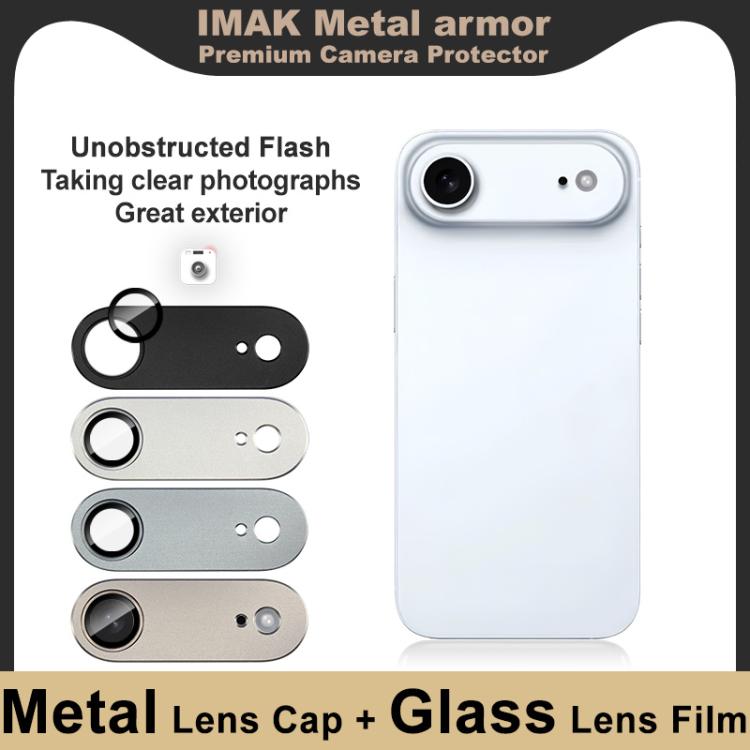For iPhone Air IMAK Metal Armor Premium Camera Protector Film(Gold) - iPhone Air Tempered Glass by imak | Online Shopping UK | buy2fix