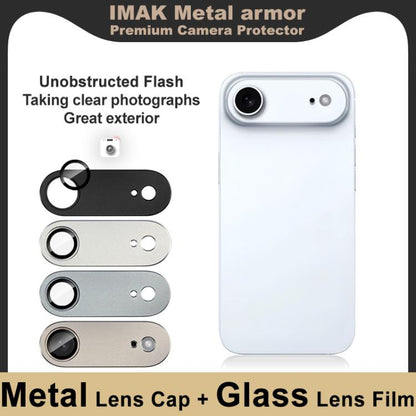 For iPhone Air IMAK Metal Armor Premium Camera Protector Film(Gold) - iPhone Air Tempered Glass by imak | Online Shopping UK | buy2fix