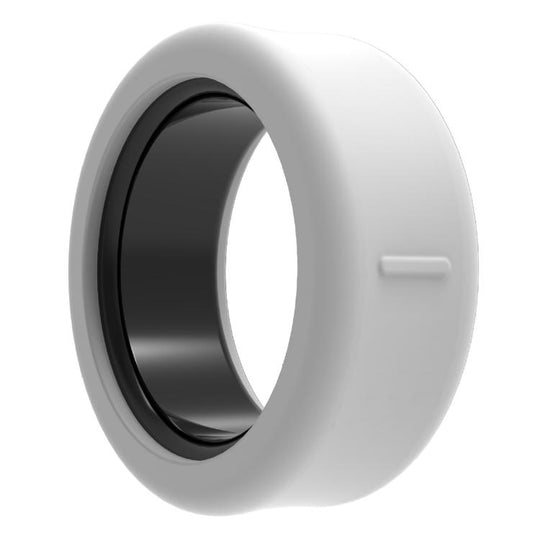 xDfind For Samsung Galaxy Ring Smart Ring Silicone Cover, Size:S(White)