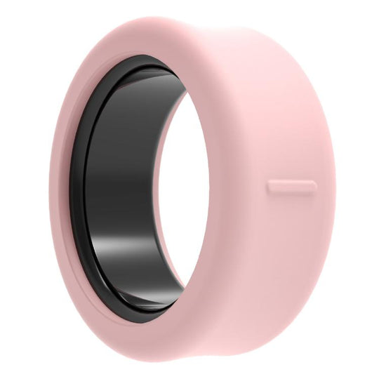 xDfind For Samsung Galaxy Ring Smart Ring Silicone Cover, Size:M(Pink)