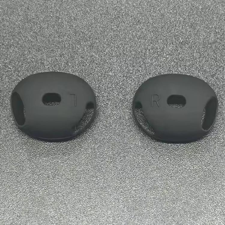 For AirPods 4 XDCASE 2 Pairs Ear Cap Soft Silicone Protective Case(Black) - Anti-dust & Ear Caps by XDCASE | Online Shopping UK | buy2fix