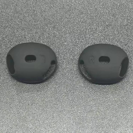 For AirPods 4 XDCASE 2 Pairs Ear Cap Soft Silicone Protective Case(Black) - Anti-dust & Ear Caps by XDCASE | Online Shopping UK | buy2fix