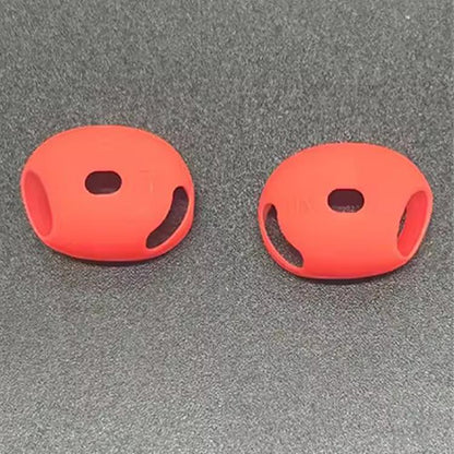 For AirPods 4 XDCASE 2 Pairs Ear Cap Soft Silicone Protective Case(Red) - Anti-dust & Ear Caps by XDCASE | Online Shopping UK | buy2fix