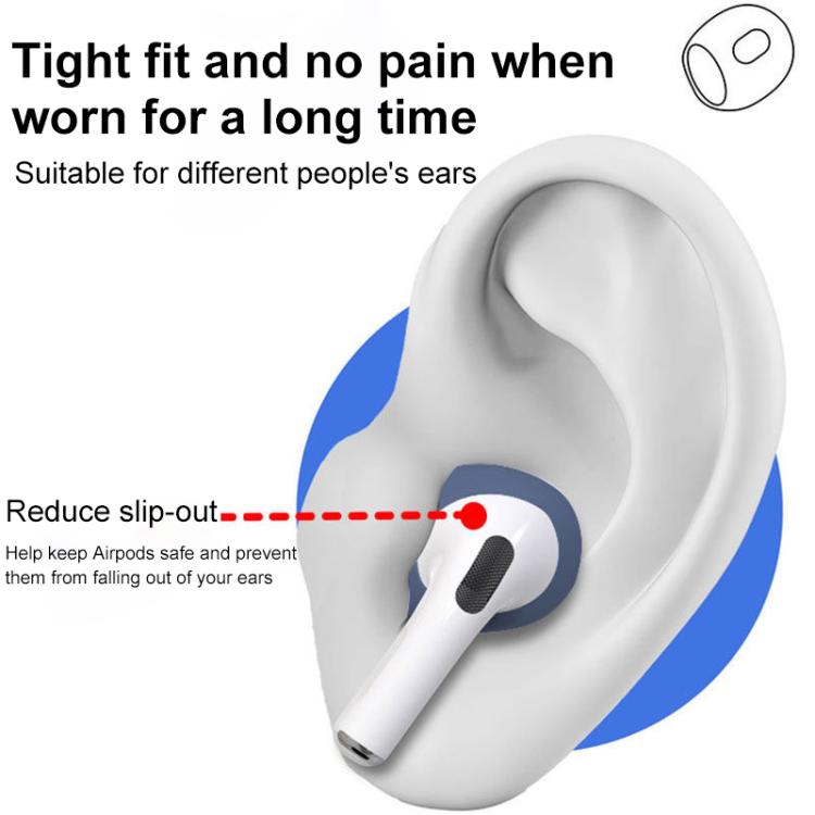 For AirPods 4 XDCASE 2 Pairs Ear Cap Soft Silicone Protective Case(Deep Blue) - Anti-dust & Ear Caps by XDCASE | Online Shopping UK | buy2fix