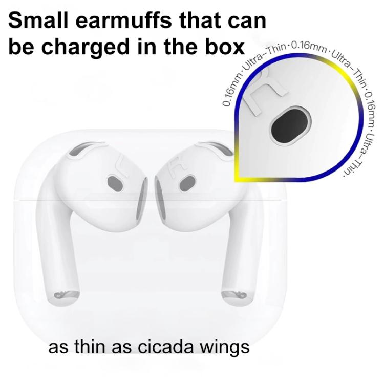 For AirPods 4 XDCASE 2 Pairs Ear Cap Soft Silicone Protective Case(Light Pink) - Anti-dust & Ear Caps by XDCASE | Online Shopping UK | buy2fix