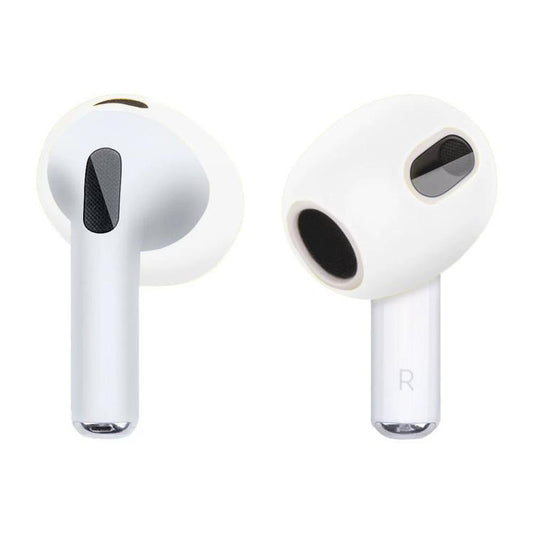 For AirPods 3 XDCASE 2 Pairs Ear Cap Soft Silicone Protective Case(White) - Anti-dust & Ear Caps by XDCASE | Online Shopping UK | buy2fix