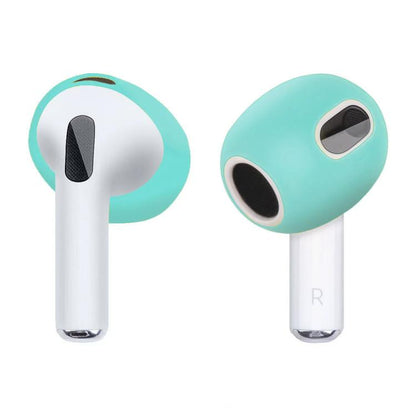 For AirPods 3 XDCASE 2 Pairs Ear Cap Soft Silicone Protective Case(Mint Green) - Anti-dust & Ear Caps by XDCASE | Online Shopping UK | buy2fix