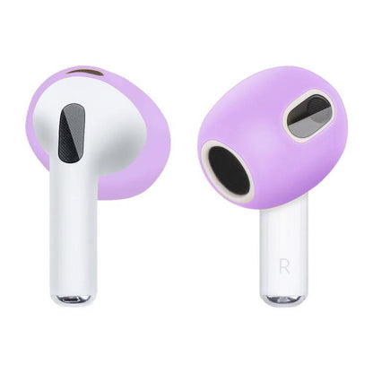 For AirPods 3 XDCASE 2 Pairs Ear Cap Soft Silicone Protective Case(Light Purple) - Anti-dust & Ear Caps by XDCASE | Online Shopping UK | buy2fix