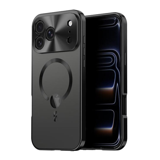 For iPhone 17 Pro Max Privacy Screen Film Full Cover MagSafe Phone Case(Black)